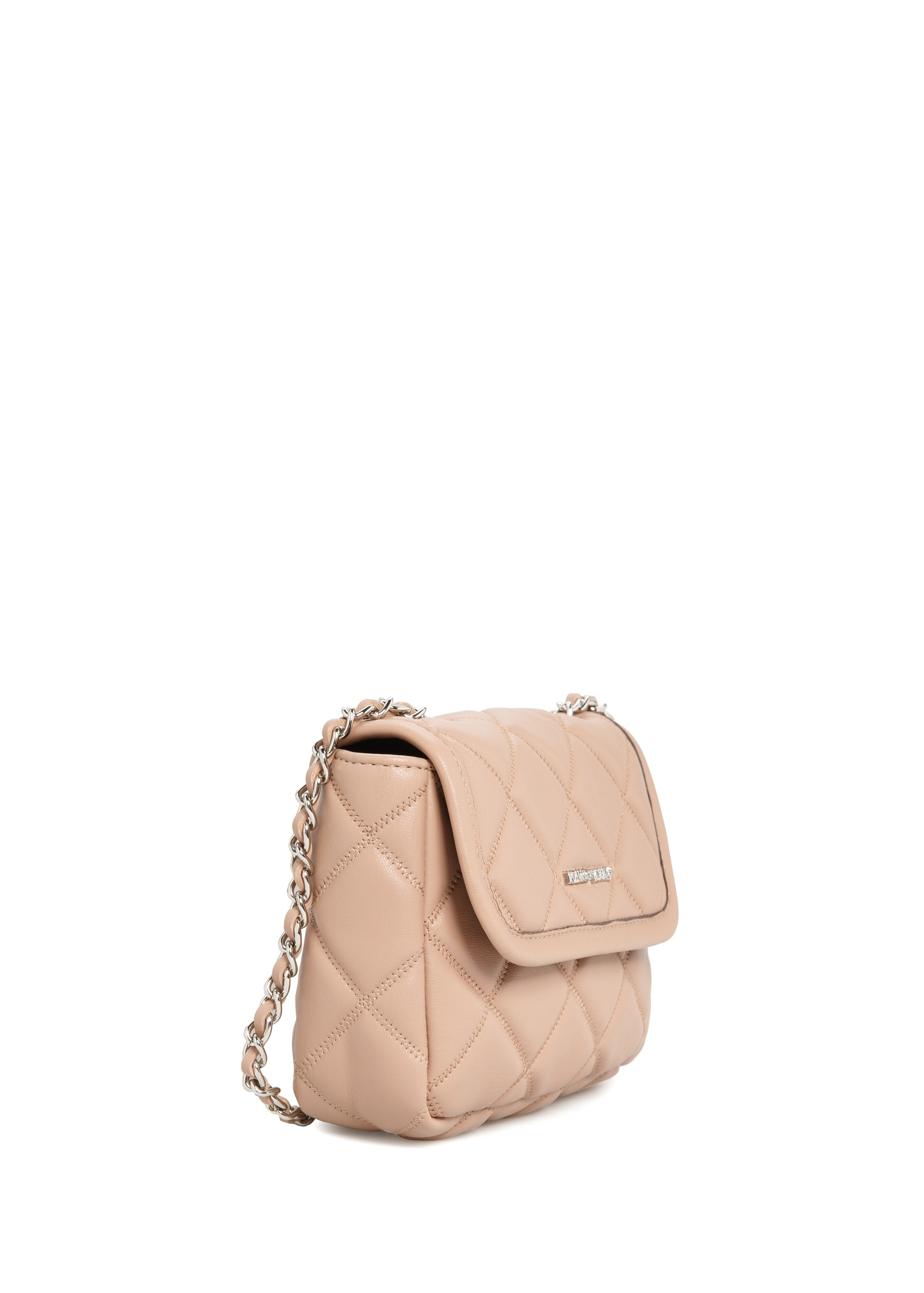 Lyst - Mango Quilted Mini Crossbody Bag in Natural