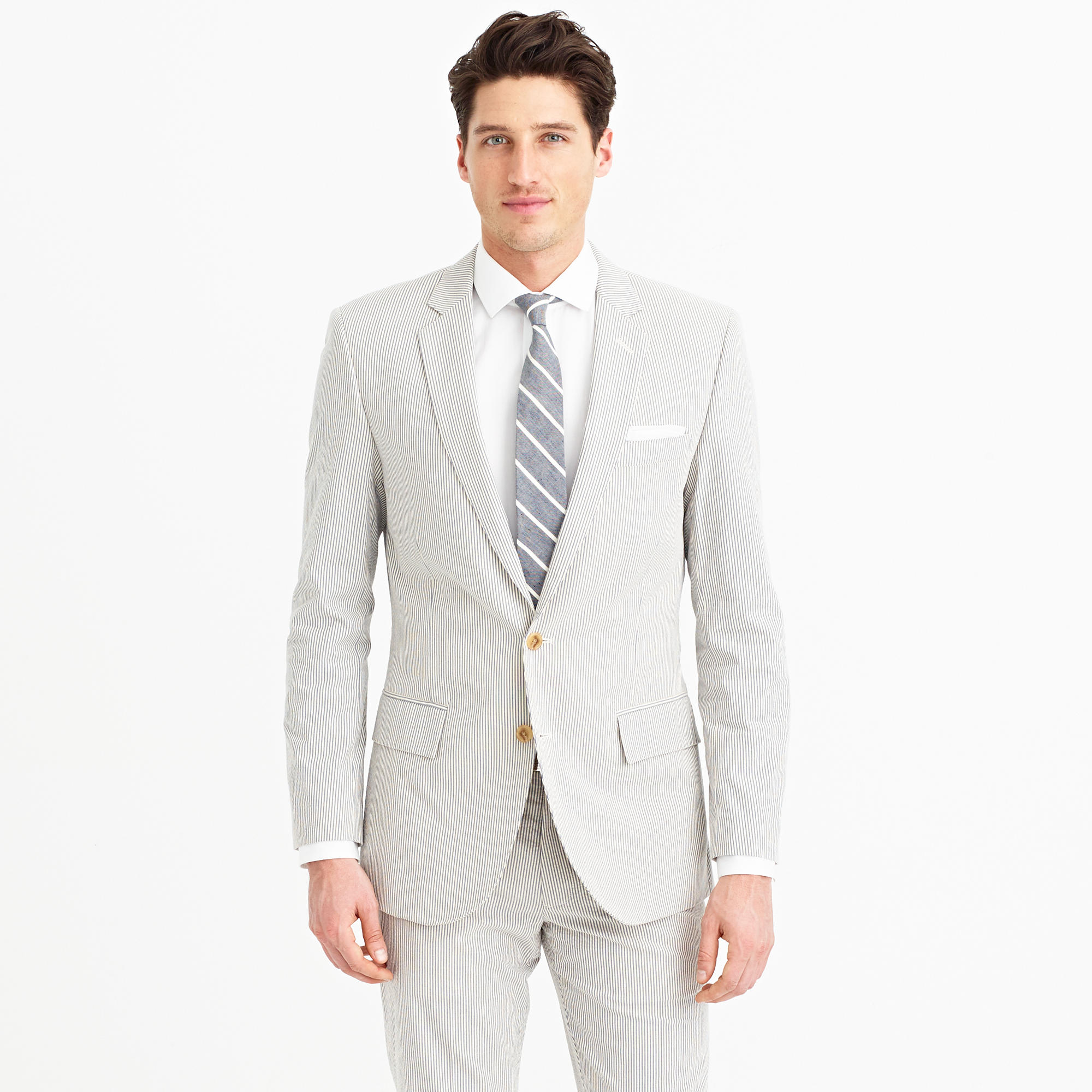 j crew ludlow seersucker suit