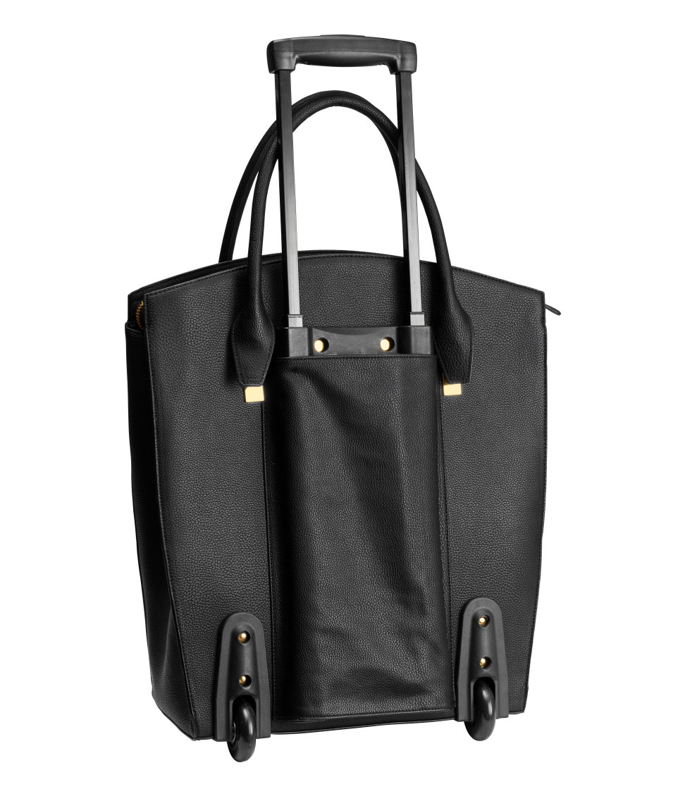 H&m Weekend Bag On Wheels in Black | Lyst