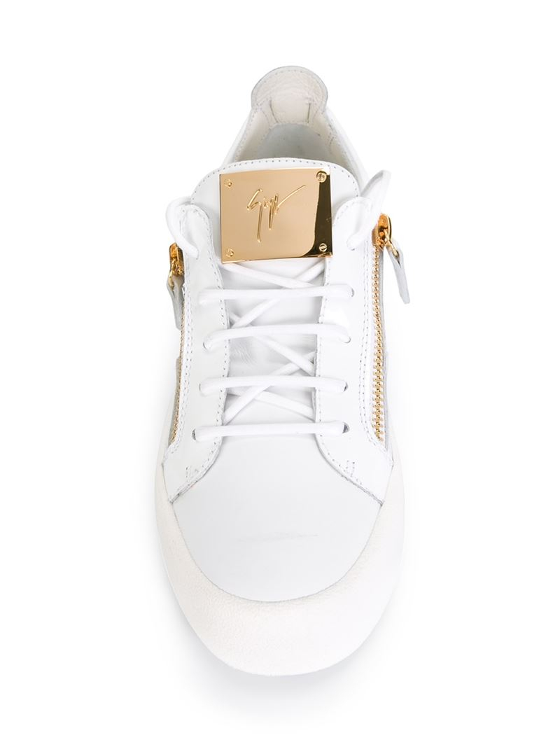 white mens giuseppe zanotti sneakers