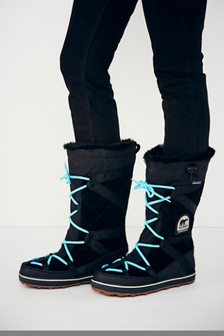 Free people Glacy Explorer Tall Weather Boot in Black | Lyst
