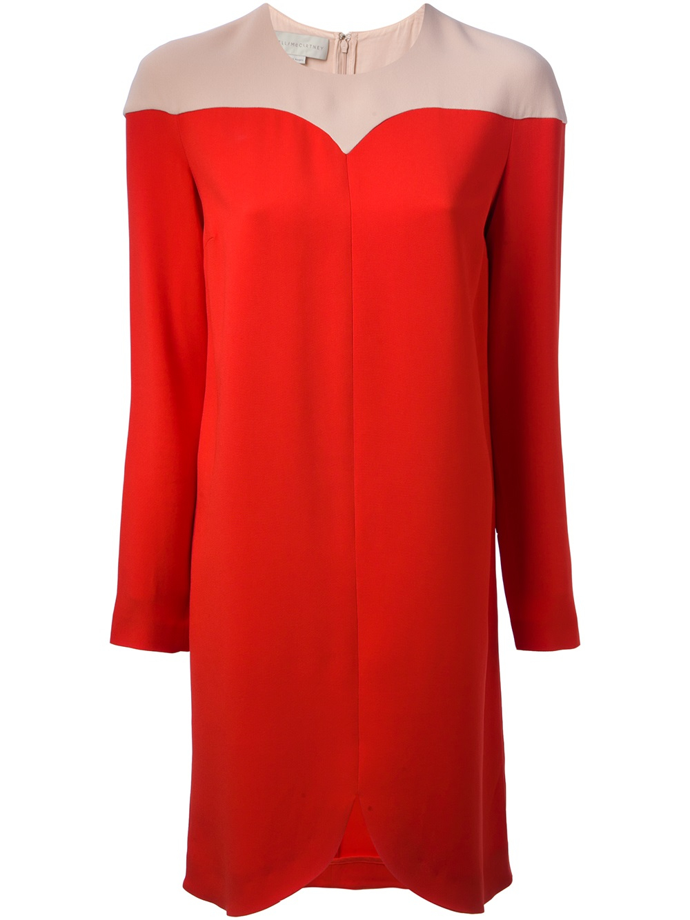 Stella mccartney Two Tone Dress in Red Lyst