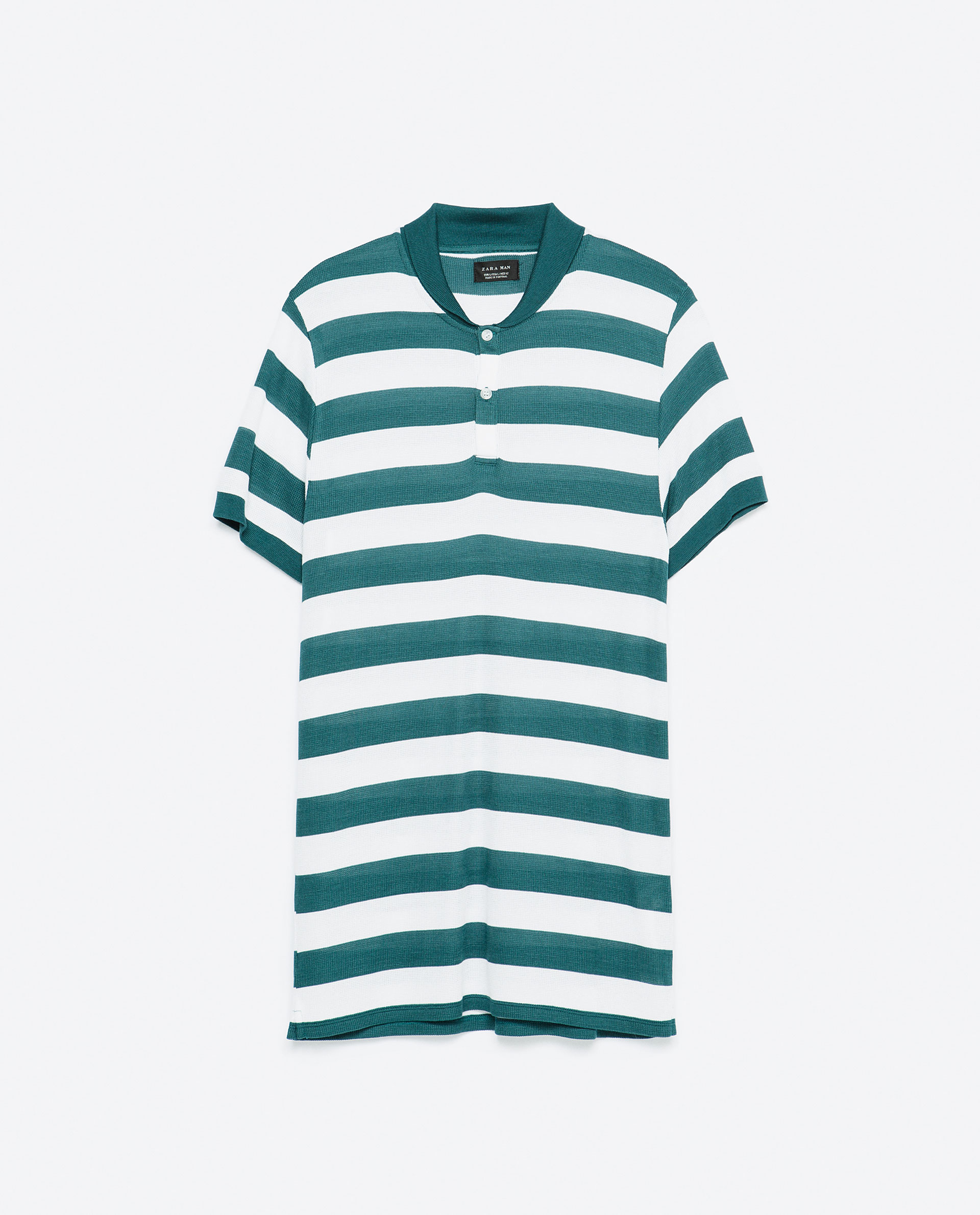 zara green shirt men