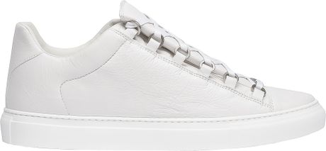 Balenciaga Arena Low Sneakers in White for Men (Extra White) | Lyst
