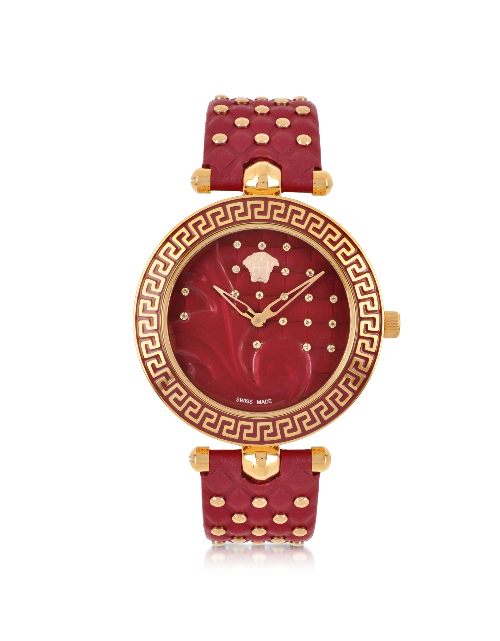Versace Red Vanitas With Diamonds Women'S Watch in Red | Lyst