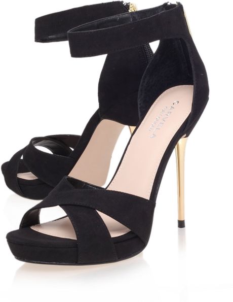 Carvela Kurt Geiger Jewel High Heel Sandals in Black | Lyst