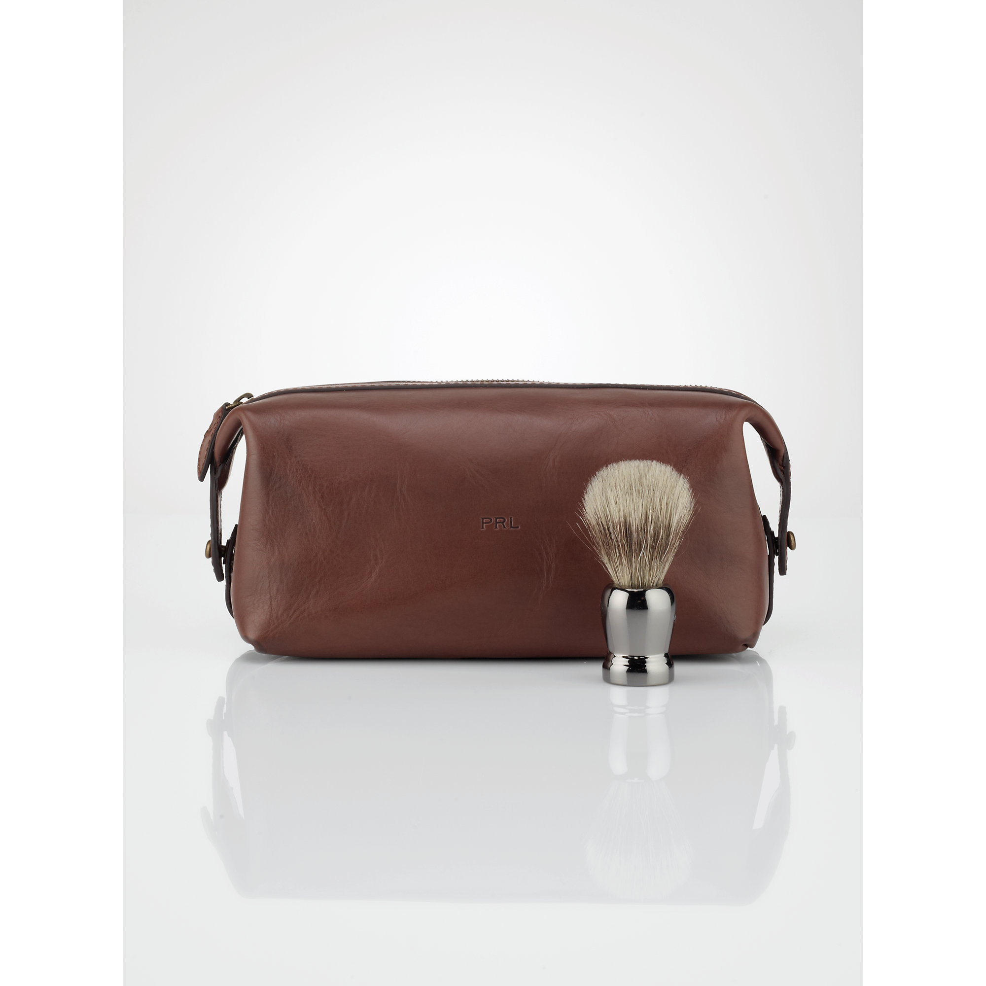 Lyst Polo Ralph Lauren Leather Travel Bag in Brown for Men