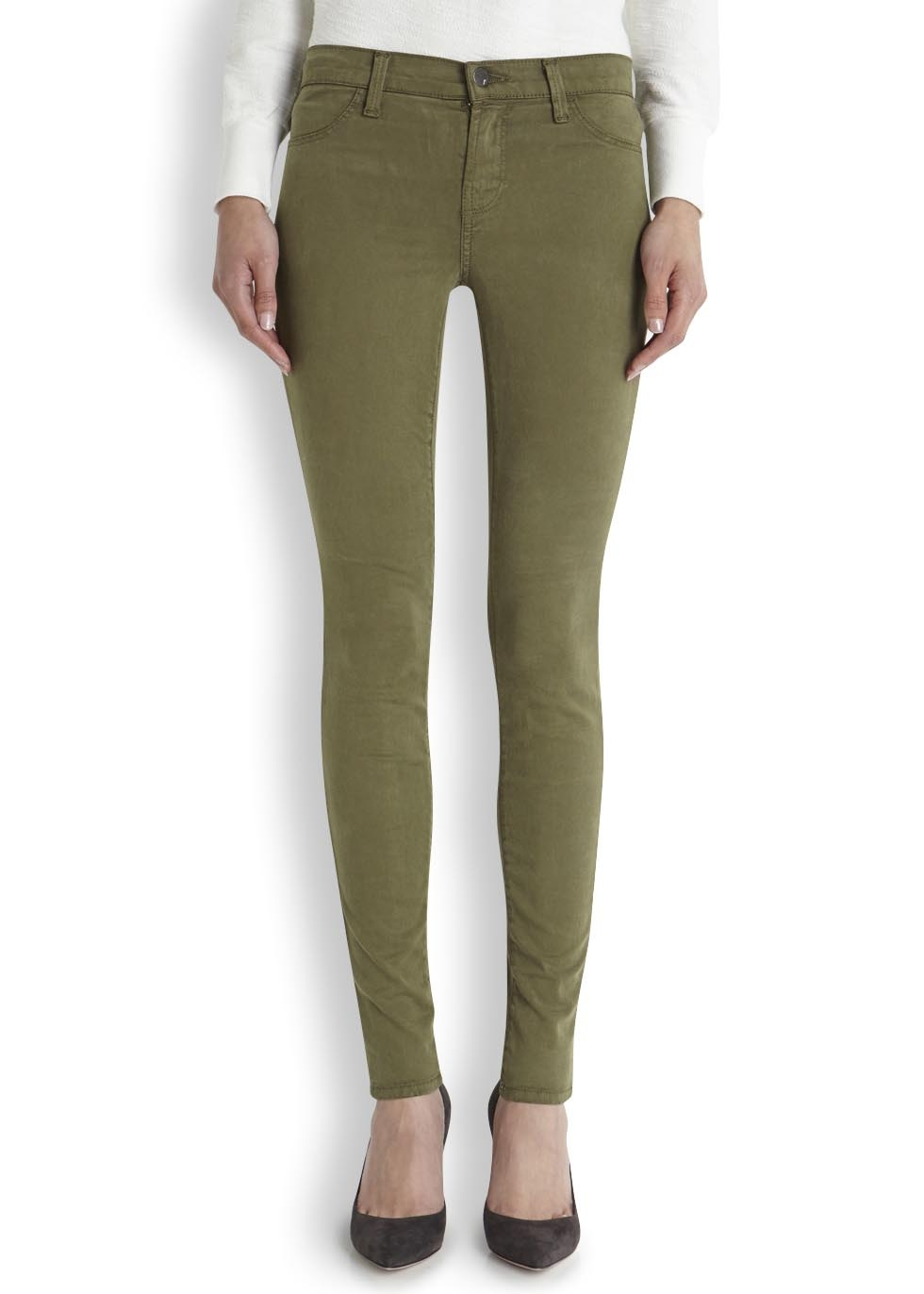 J Brand Olive Skinny Jeans In Green Lyst Gallery - J Brand Olive Skinny Jeans In Green Lyst