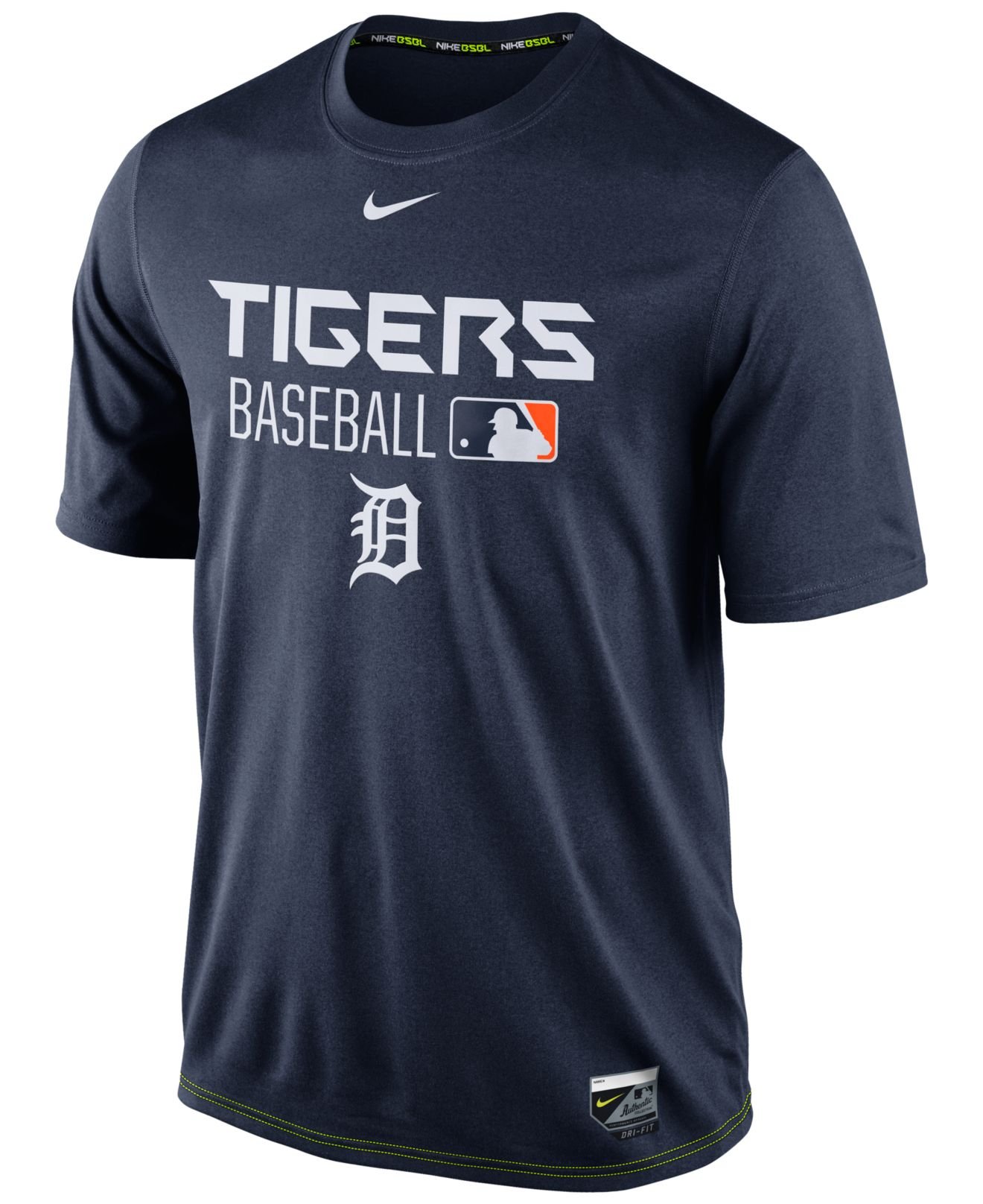 Lyst Nike Men's Detroit Tigers Legend Drifit Tshirt in Blue for Men