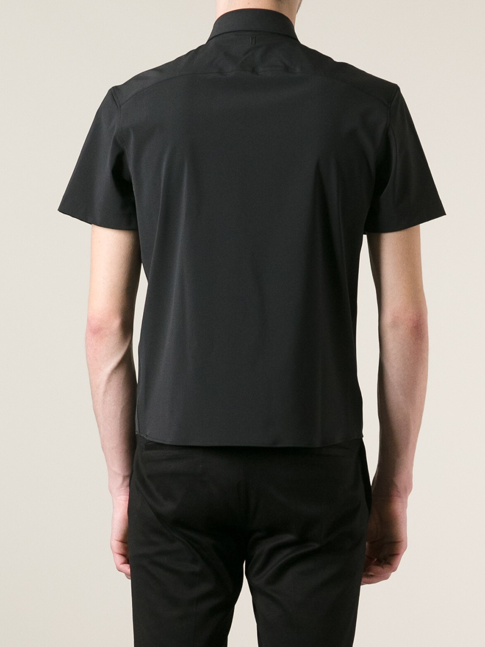 Lyst - Neil Barrett Short Sleeve Shirt in Black for Men