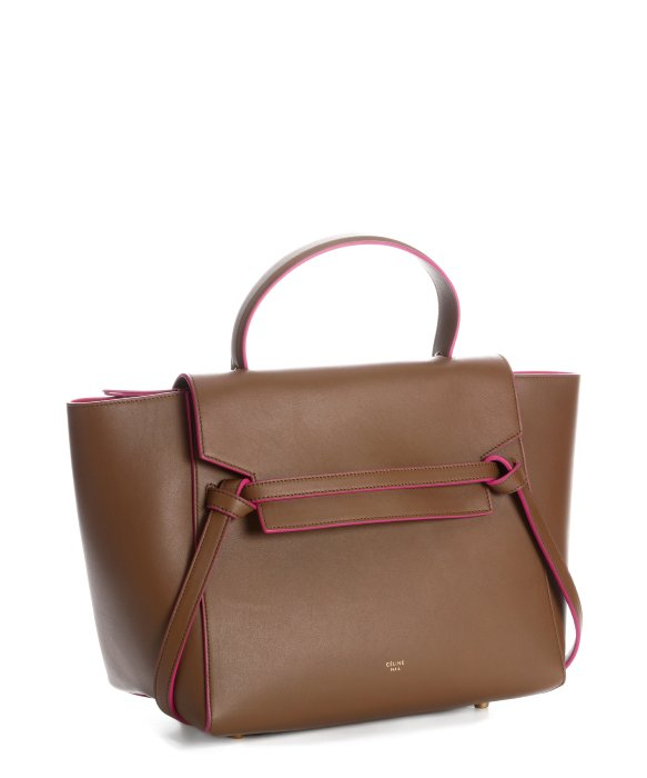 Cline Camel Leather Top Handle Trapeze Bag in Brown (camel) | Lyst