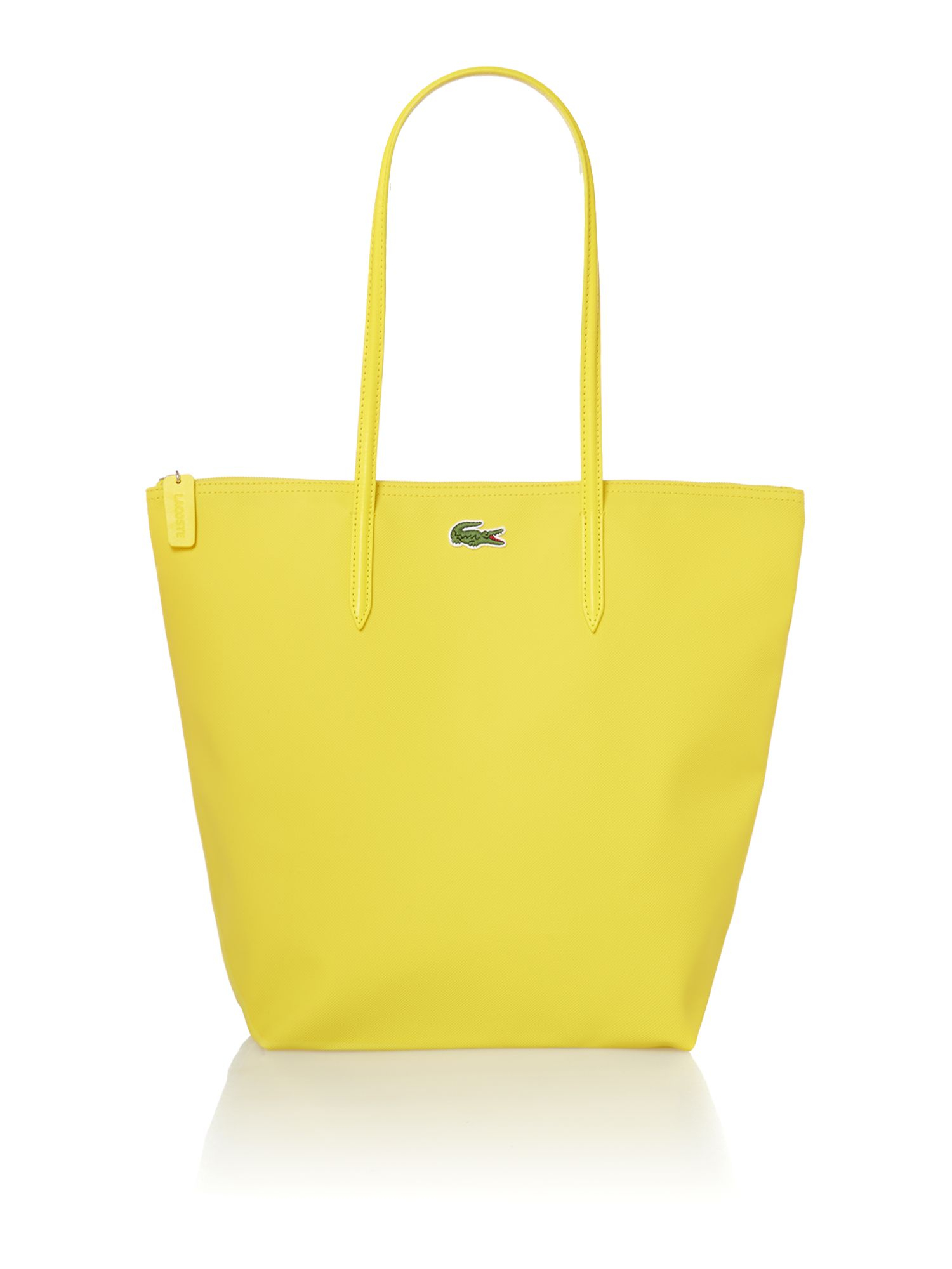 Lacoste Yellow Tote Bag in Yellow | Lyst