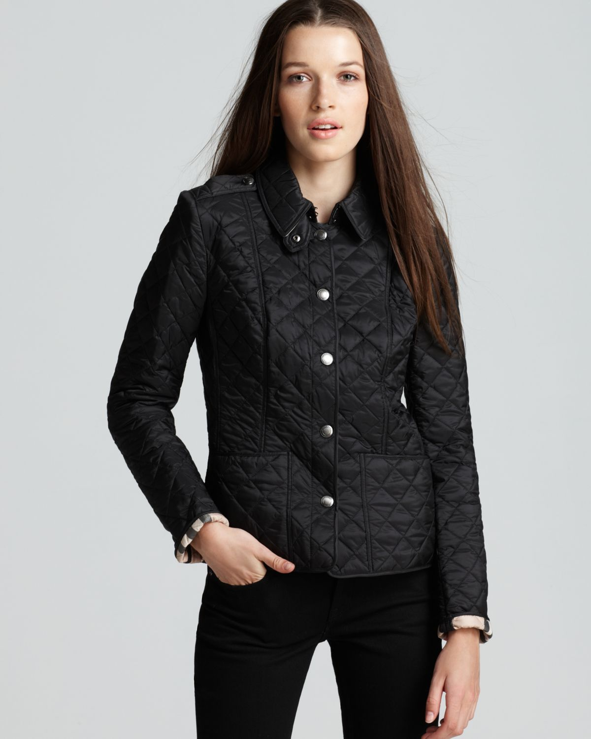 Burberry Classic Quilted Jacket In 