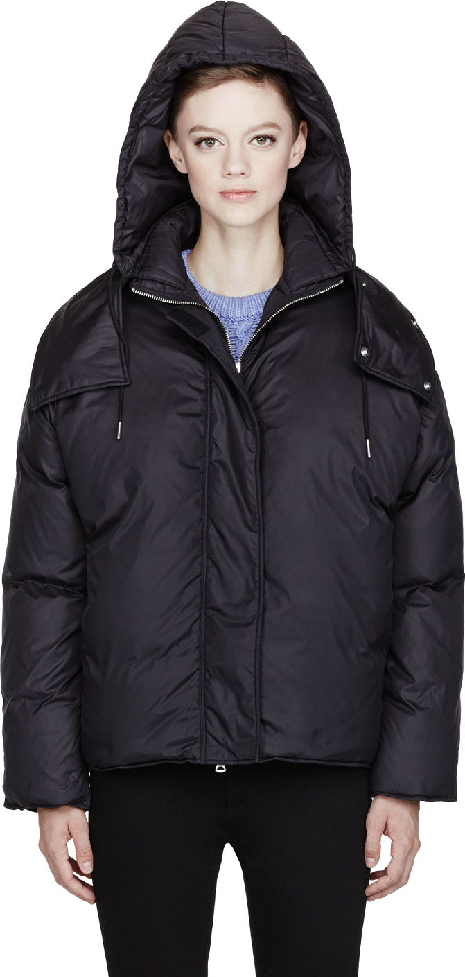 Lyst - Acne Studios Black Down Ease Puffer Jacket in Black