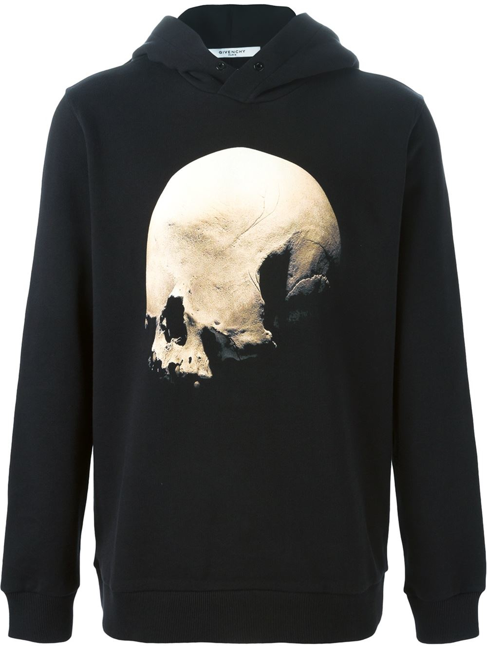 Givenchy Eyeless Skull Print Sweatshirt in Black for Men Lyst