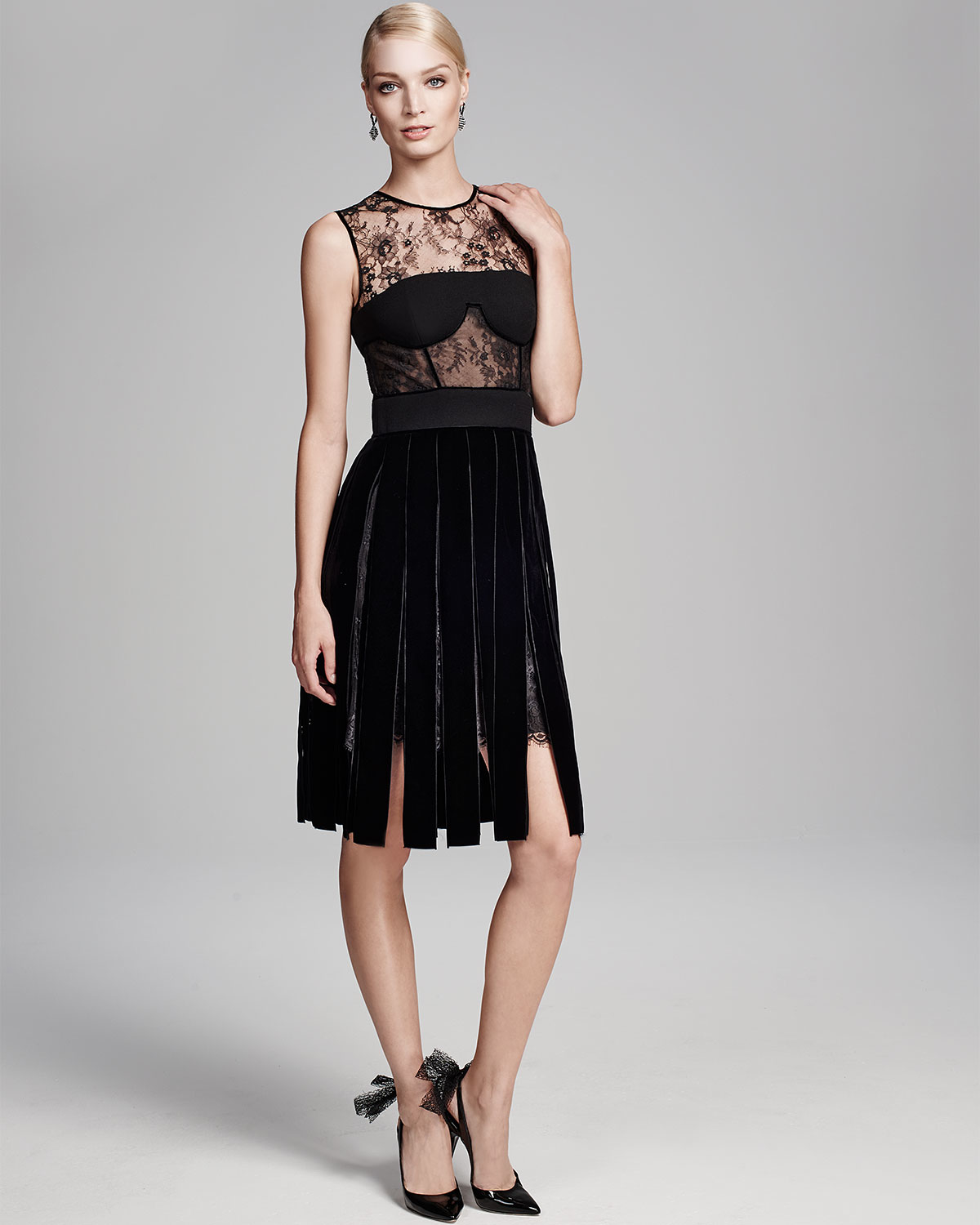 Oscar De La Renta Black Dress