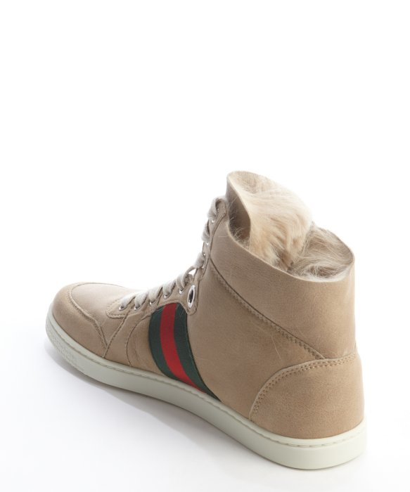 tan high top sneakers