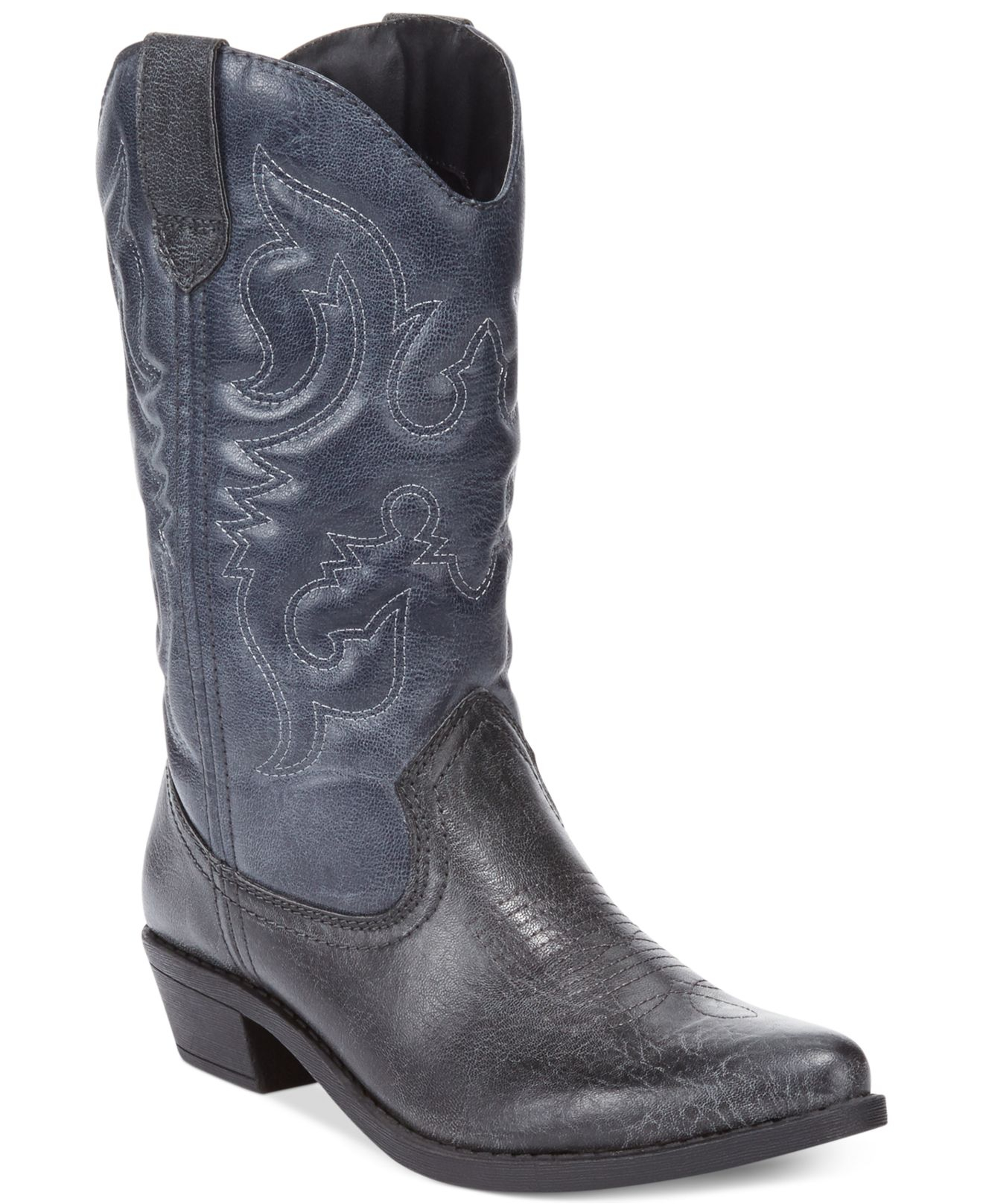 Lyst - Rampage Valiant Cowboy Boots in Blue