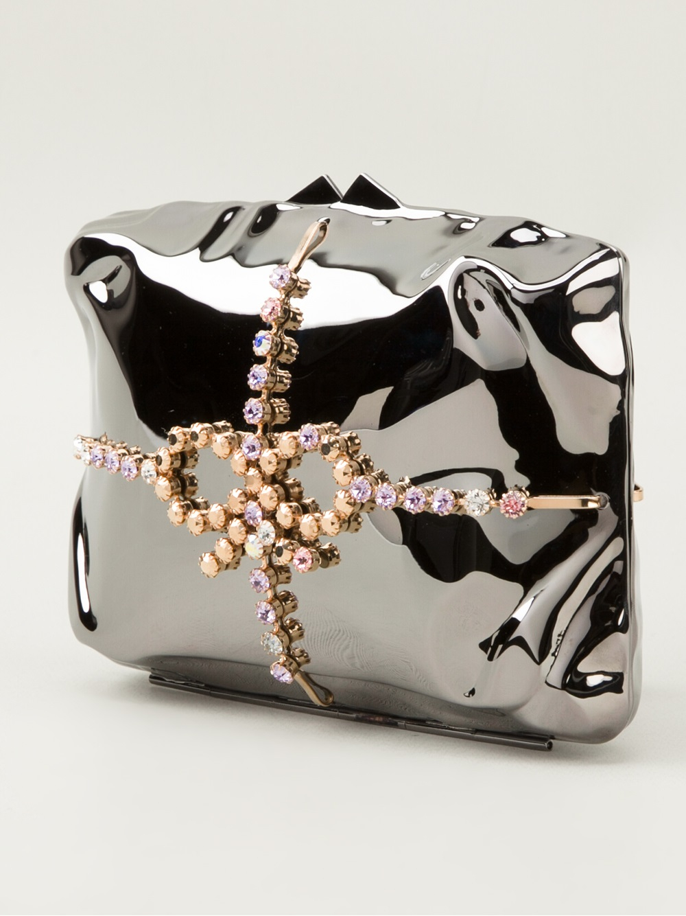 Lyst Benedetta Bruzziches Cabaret Clutch in Metallic