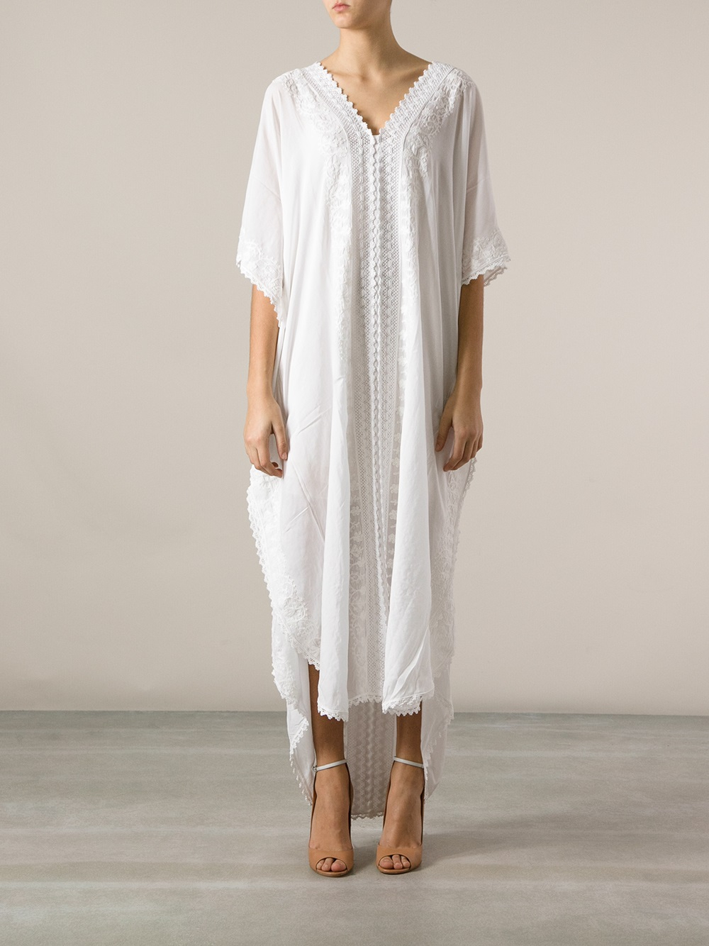 long white tunic dress