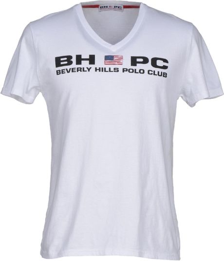 Beverly Hills Polo Club T-Shirt in White for Men | Lyst