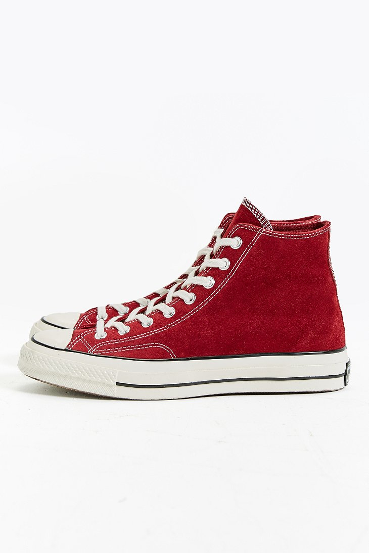 chuck taylor red leather