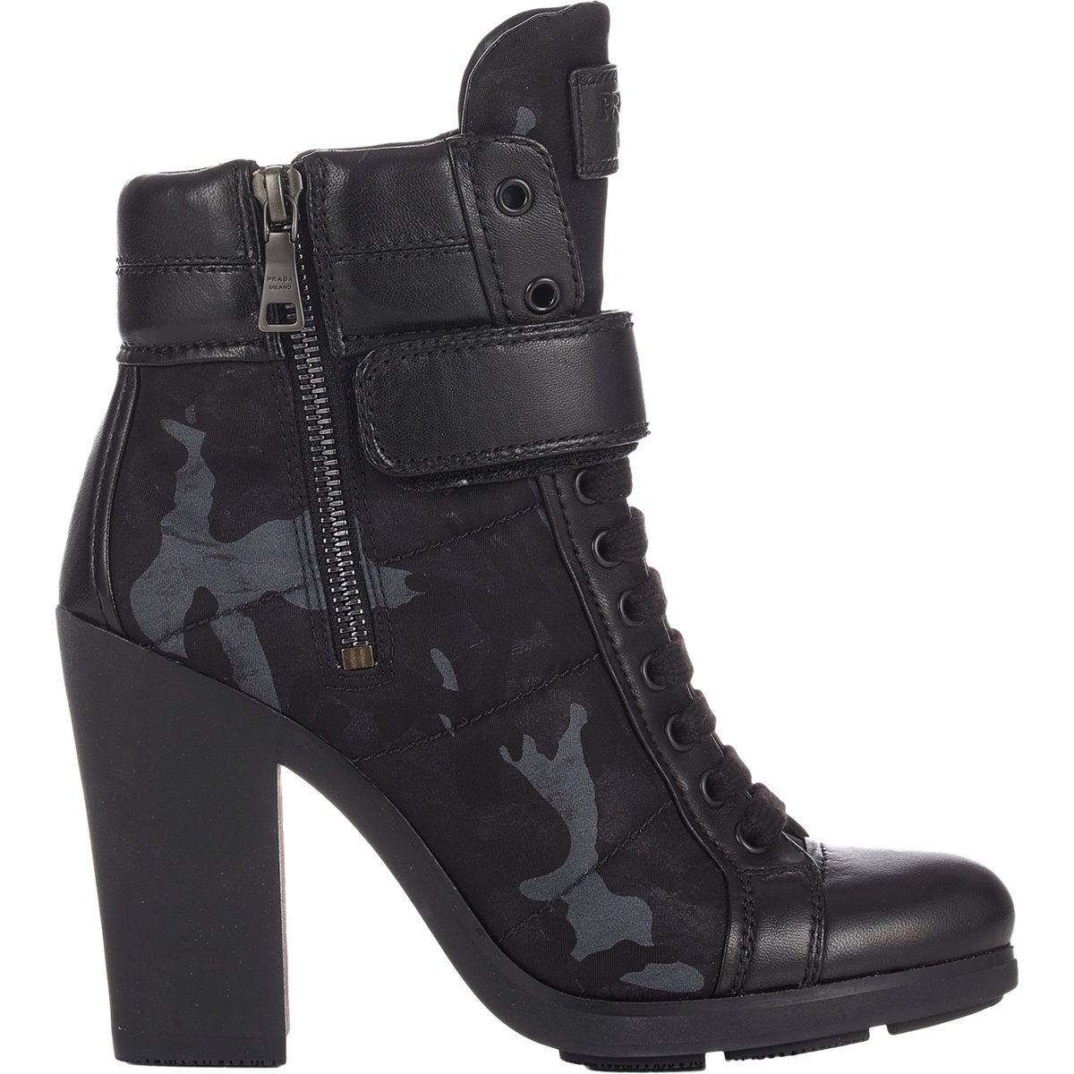 prada camouflage boots men's