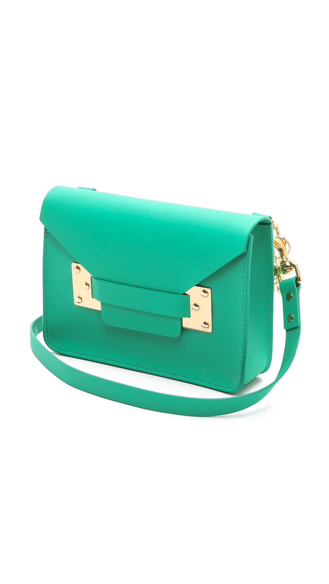 Lyst - Sophie hulme Mini Envelope Bag in Green
