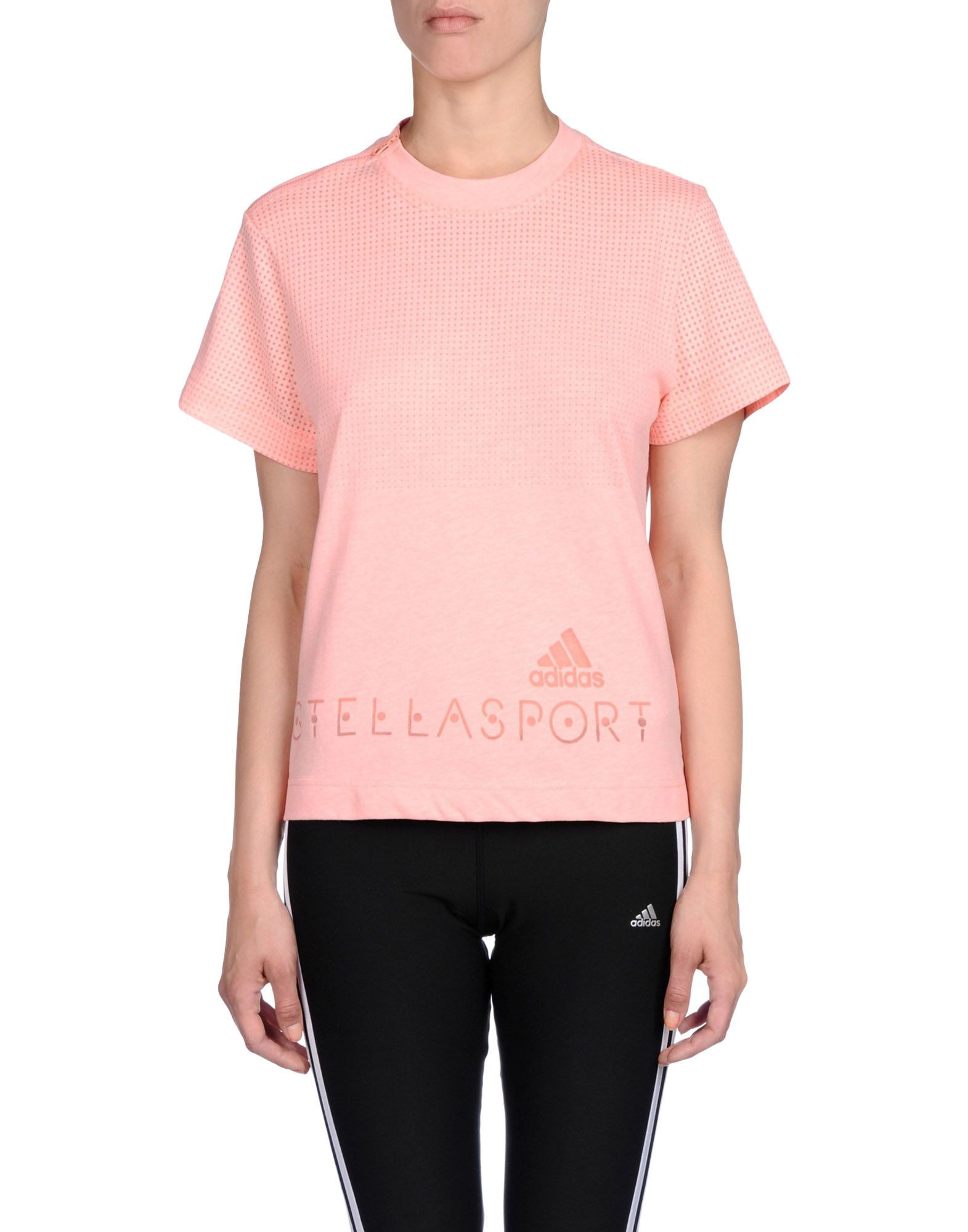 adidas pink sport t shirt