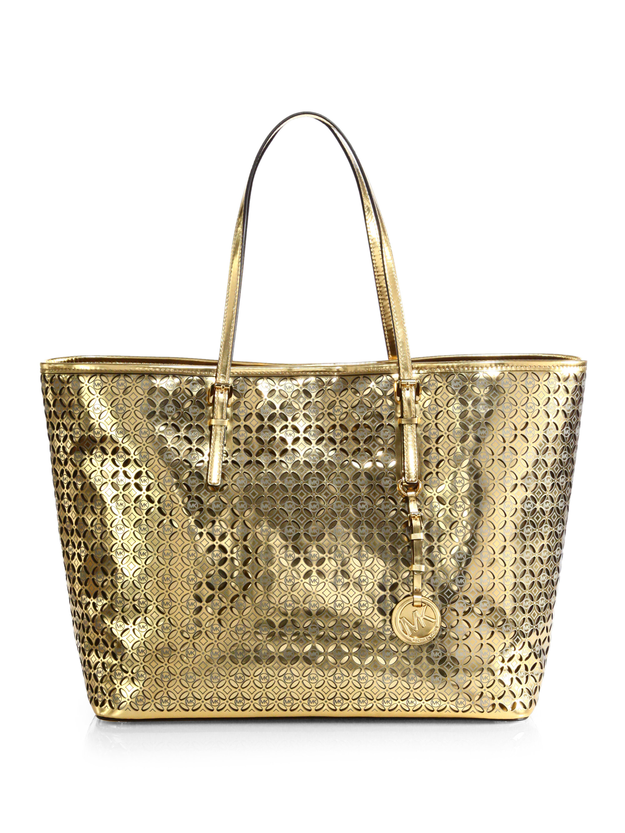 Purchase \u003e gold michael kors tote bag 