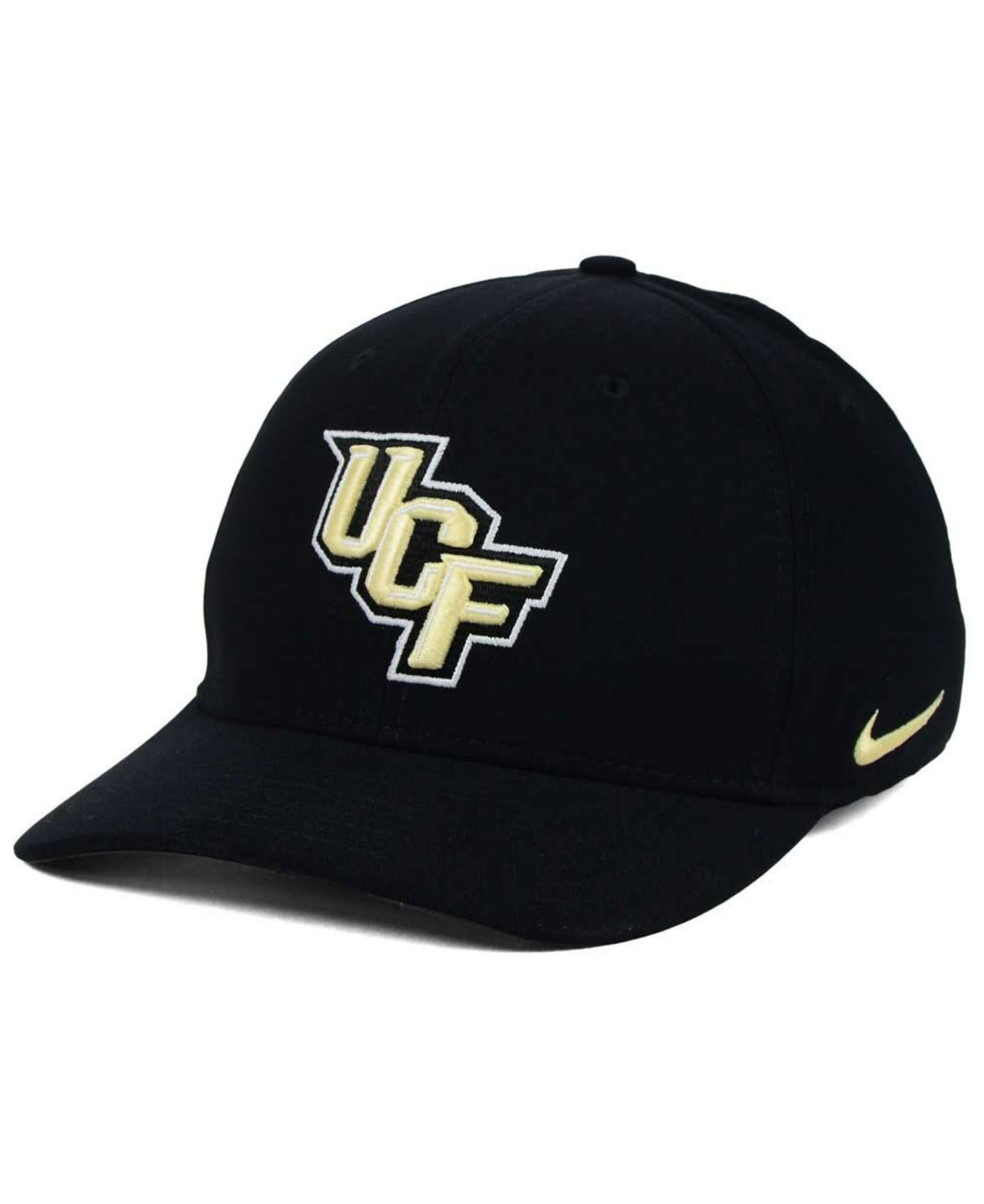 Nike Ucf Knights Classic Swoosh Cap in Black for Men | Lyst