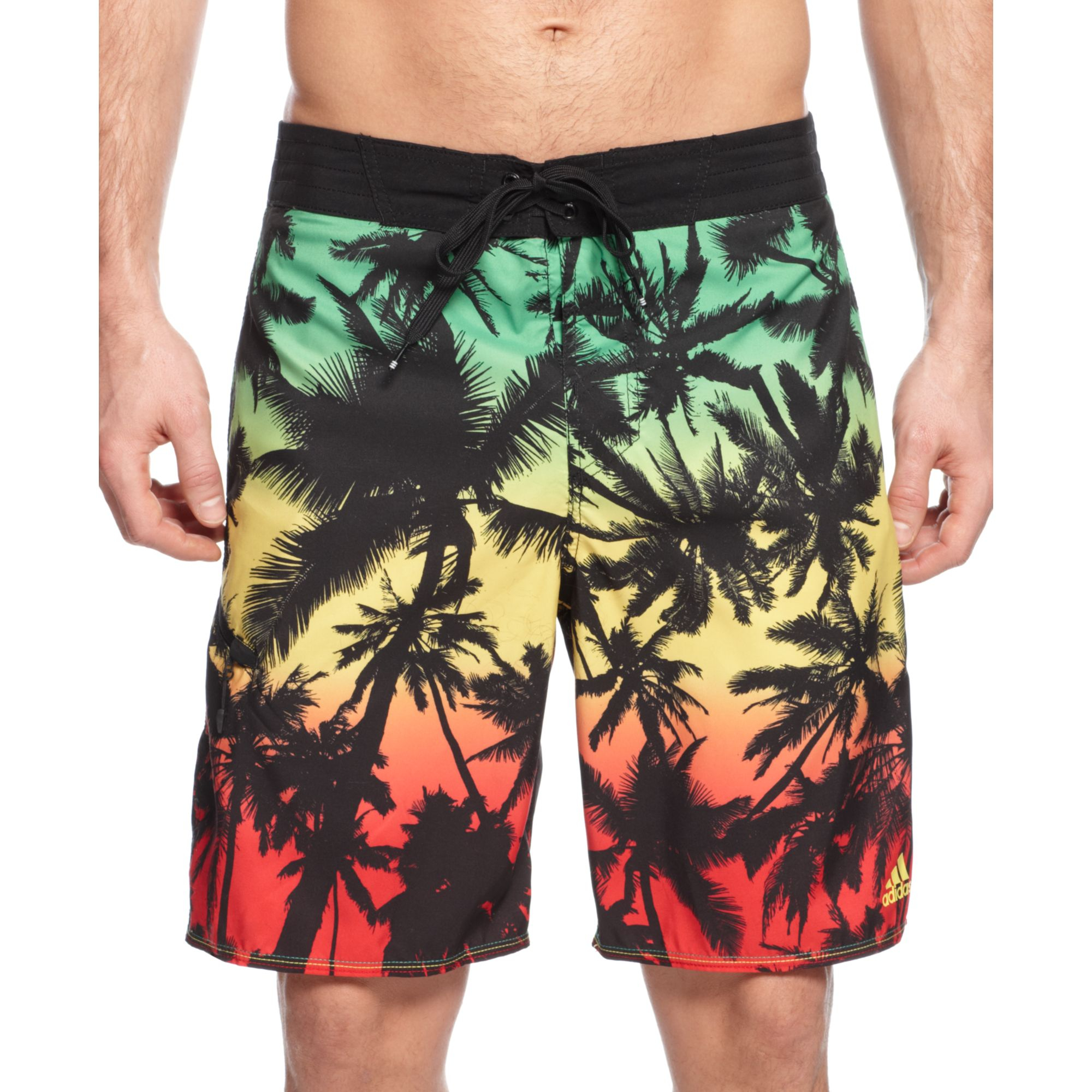 Adidas Rasta Print Eboard Swim Shorts in Multicolor for Men (Multi) | Lyst