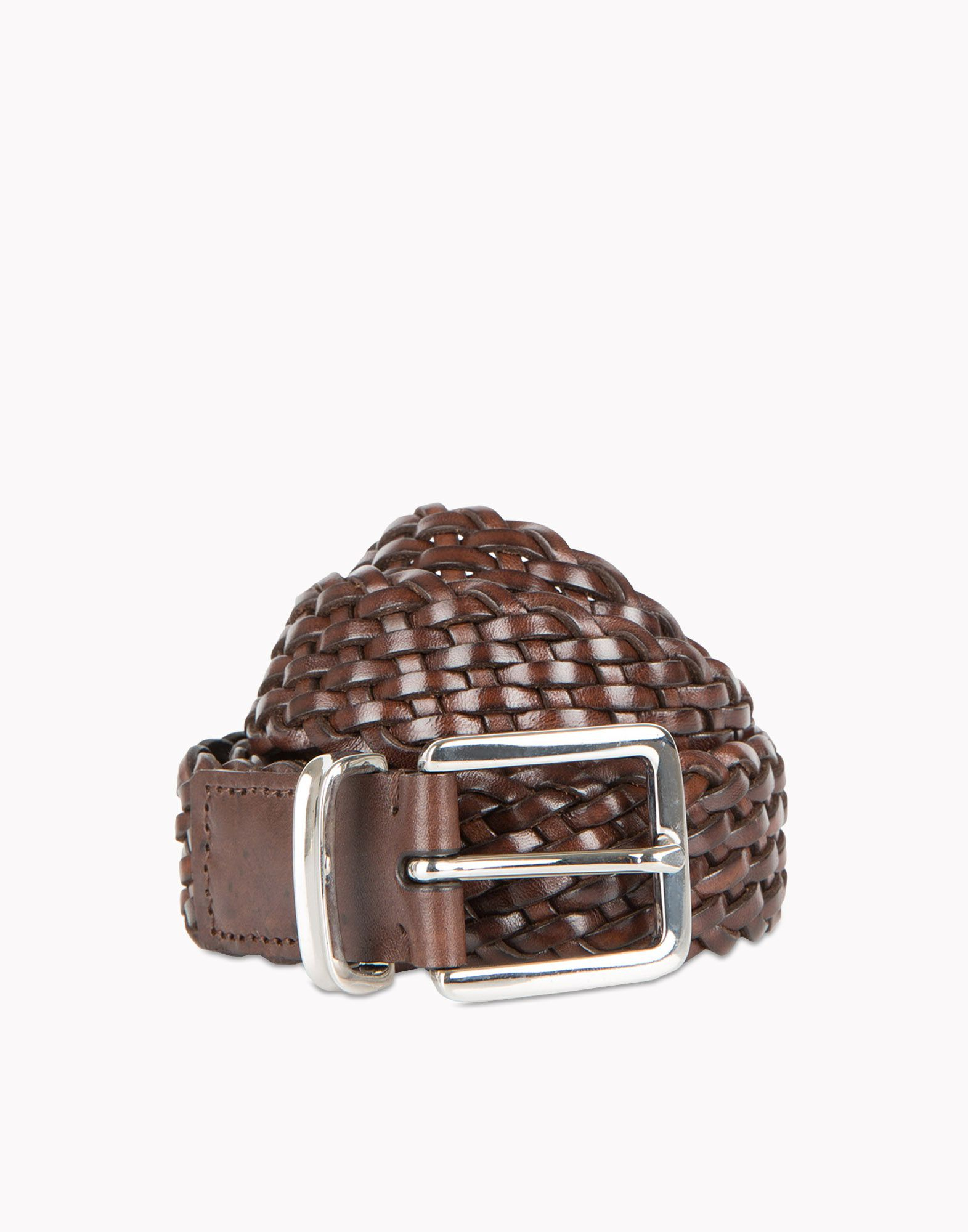 Brunello cucinelli Braided Belt in Brown for Men | Lyst