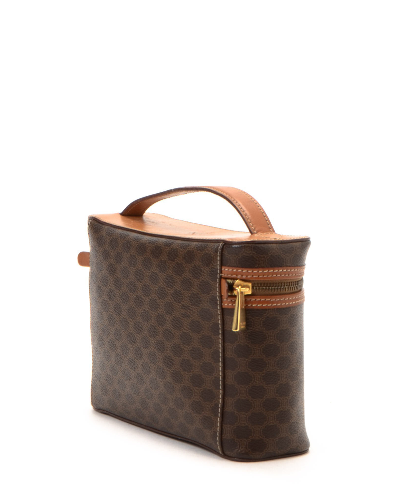 Cline Vanity Bag - Vintage in Brown | Lyst  