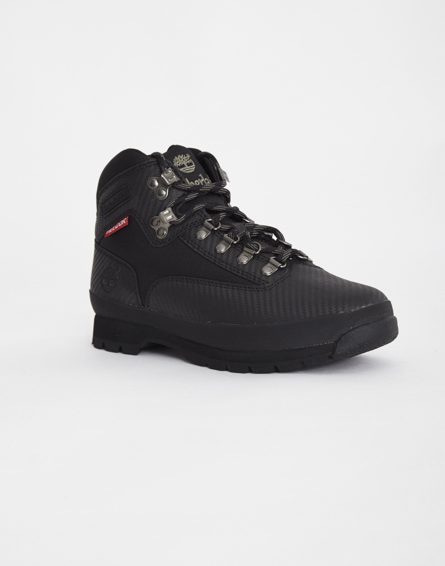 timberland euro hiker black leather