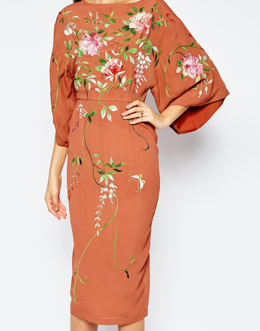 asos kimono kleid