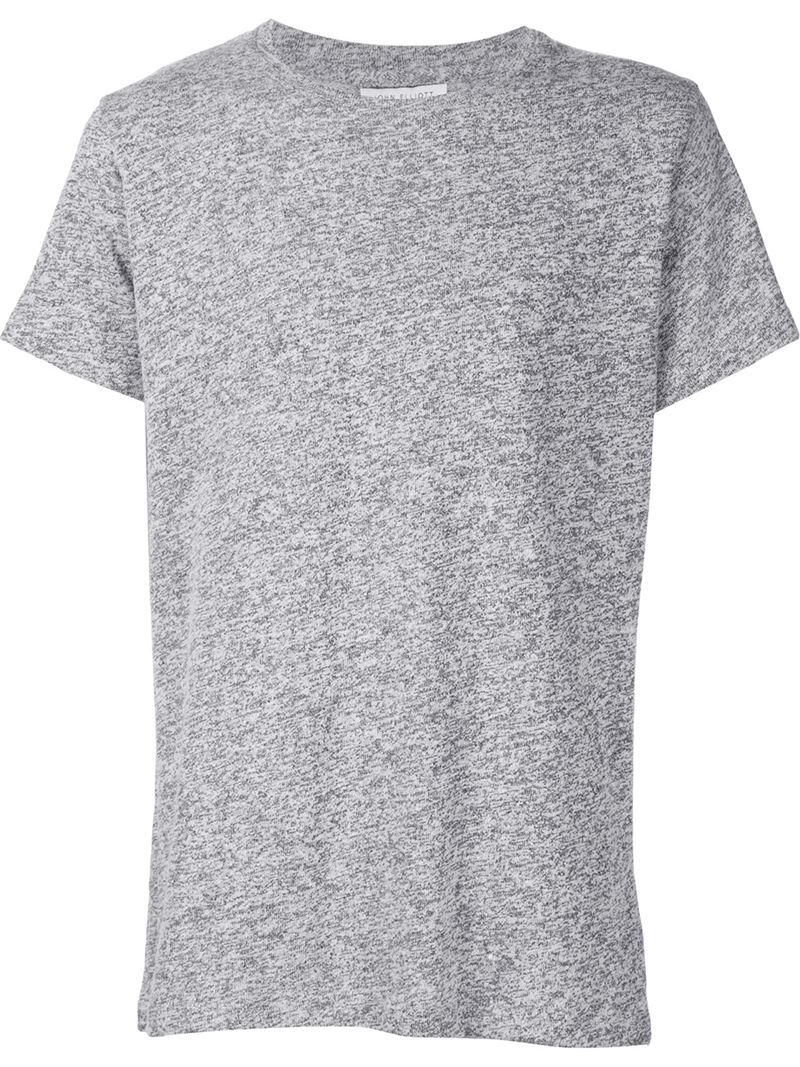 John elliott Crew Neck T-shirt in Gray for Men (GREY) | Lyst