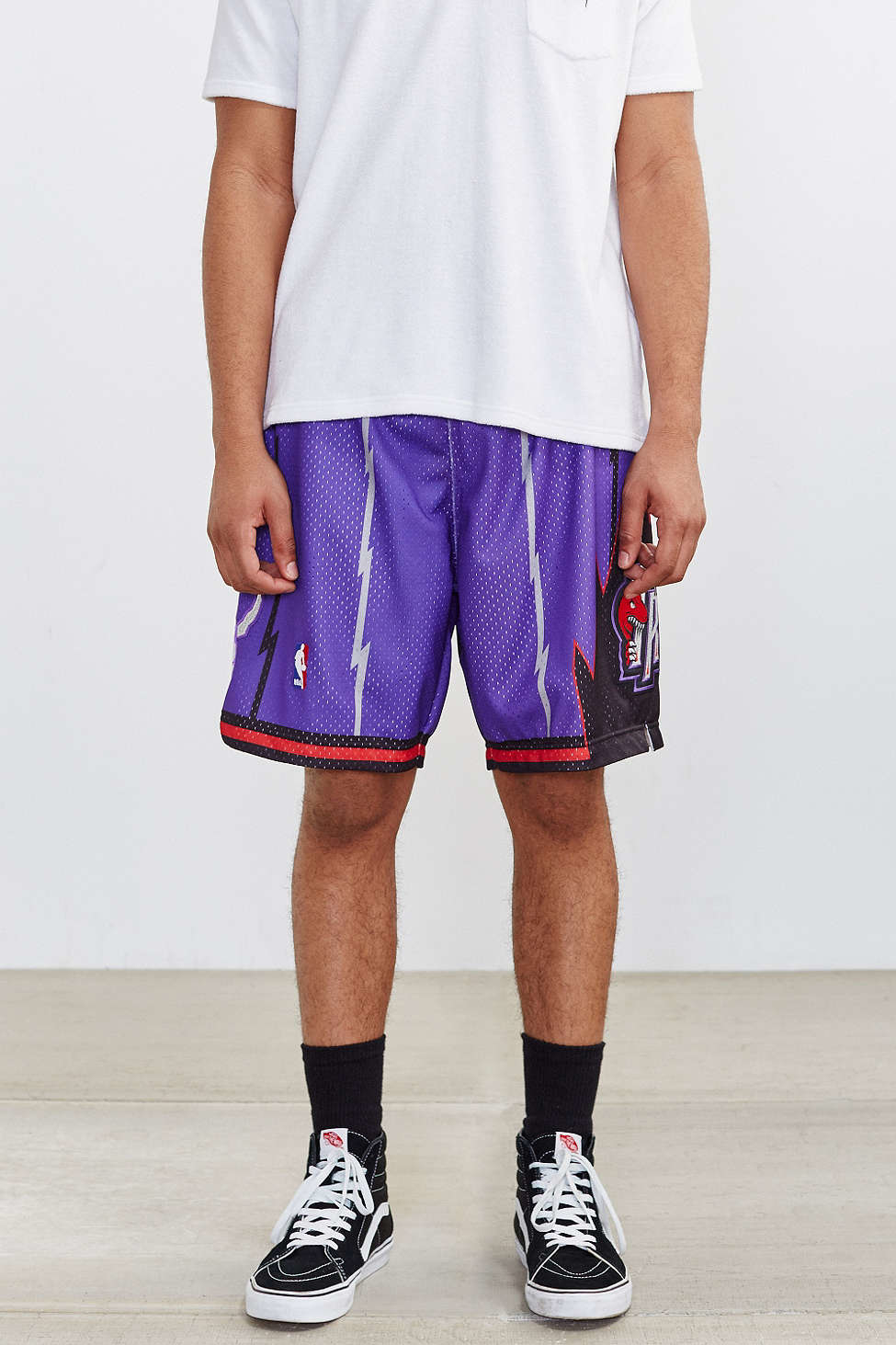 Mitchell & ness Toronto Raptors Authentic Basketball Short in Purple ...