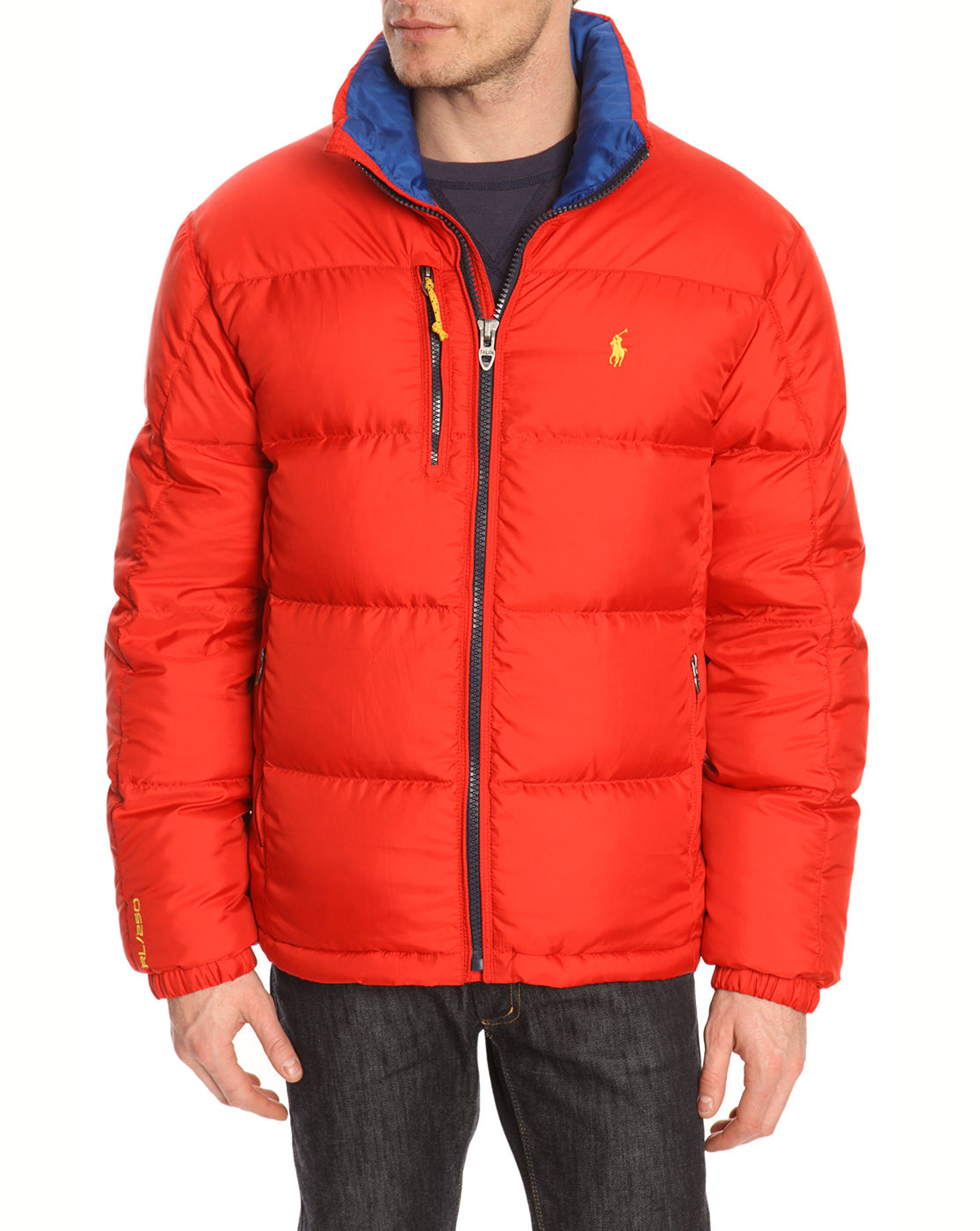 Polo Ralph Lauren Red Bomber Jacket in Red for Men | Lyst