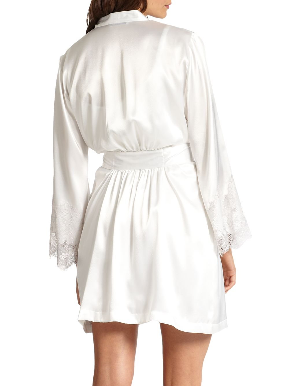 oscar de la renta satin robe