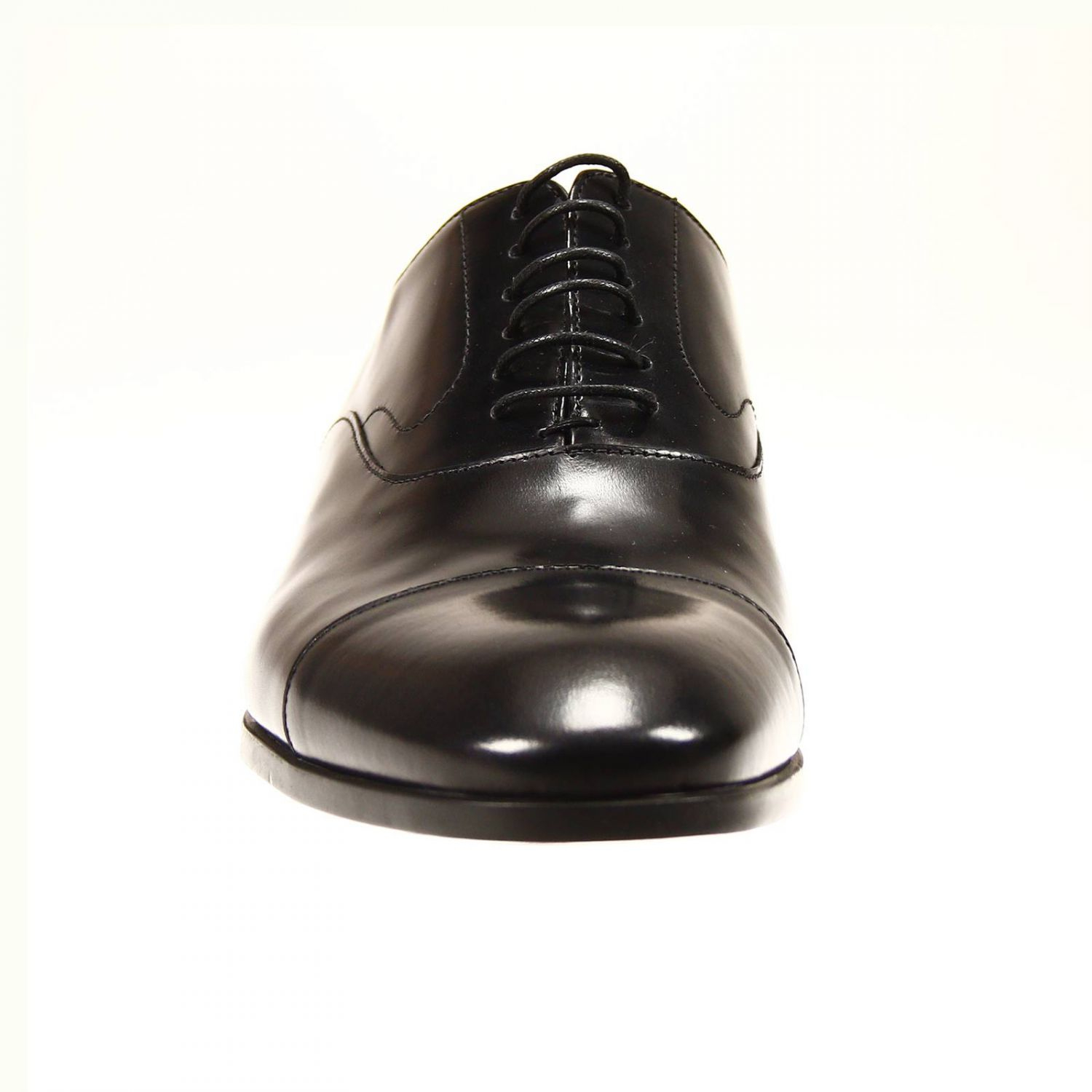 Lyst Emporio Armani Lace Up Shoes Oxford In Leather in