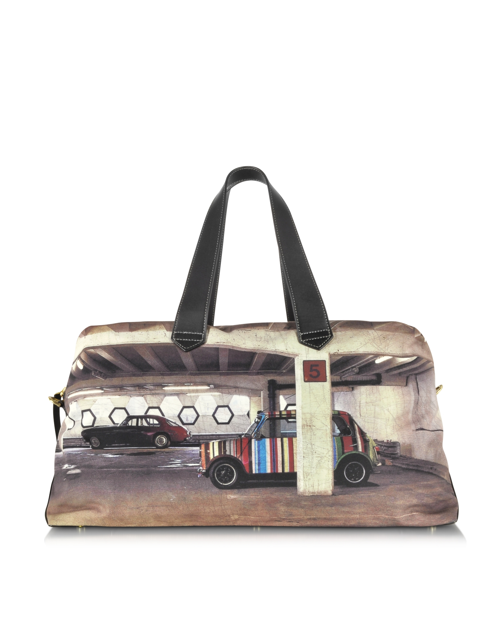 Lyst Paul Smith Mini And Bristol Print Holdall Bag In Purple For Men Gallery