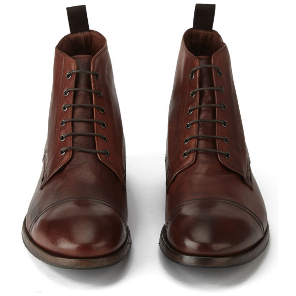 Paul smith Mens Cesar Leather Laceup Boots in Brown for Men (British ...