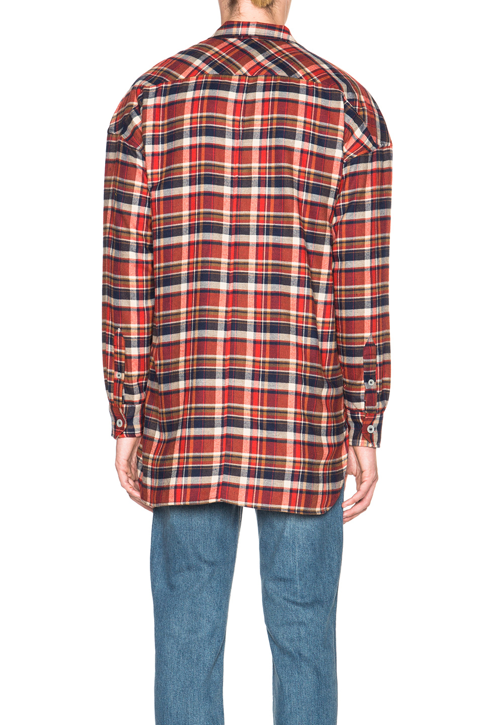 Flannel Motorcycle Jacket >> Lyst - Fear Of God Flannel Shirt in Red Flannel Motorcycle Jacket >> Lyst - Fear Of God Flannel Shirt in Red