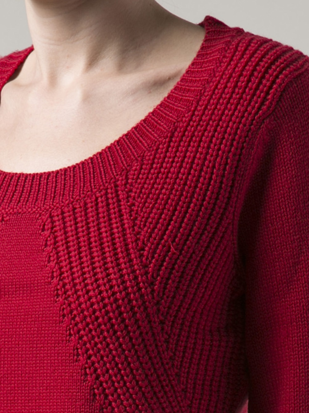 Rag & bone Camron Pullover Sweater in Red | Lyst