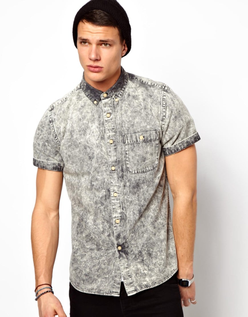 black wash shirt