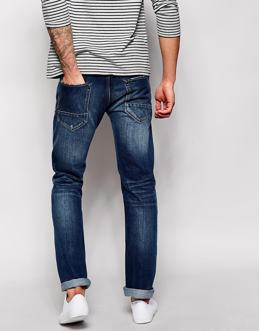 Lyst - Blue Collar Worker Extra Slim Fit Jean in Blue for Men