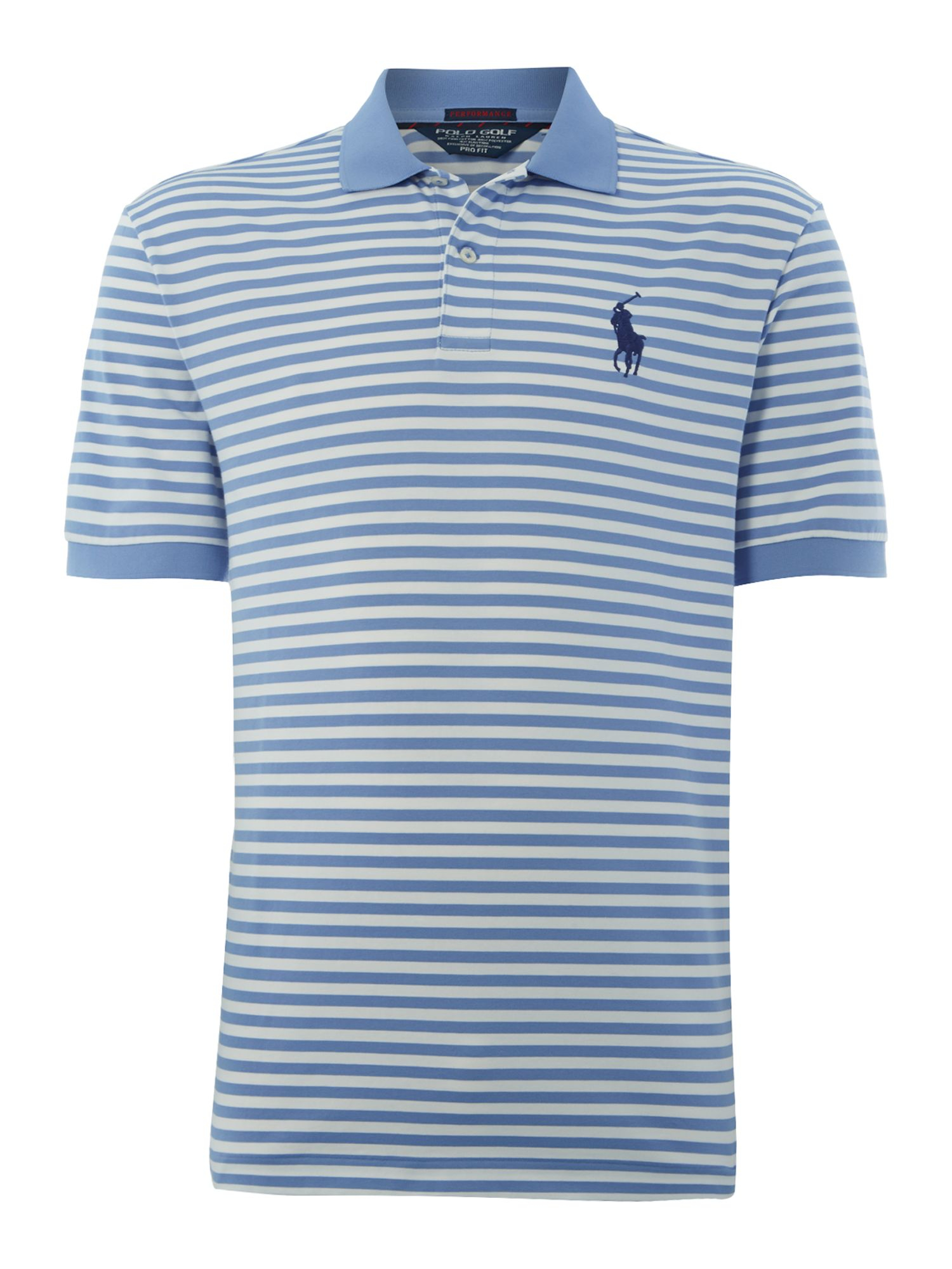 Ralph lauren golf Classic Striped Pro Fit Polo Shirt in Blue for Men | Lyst
