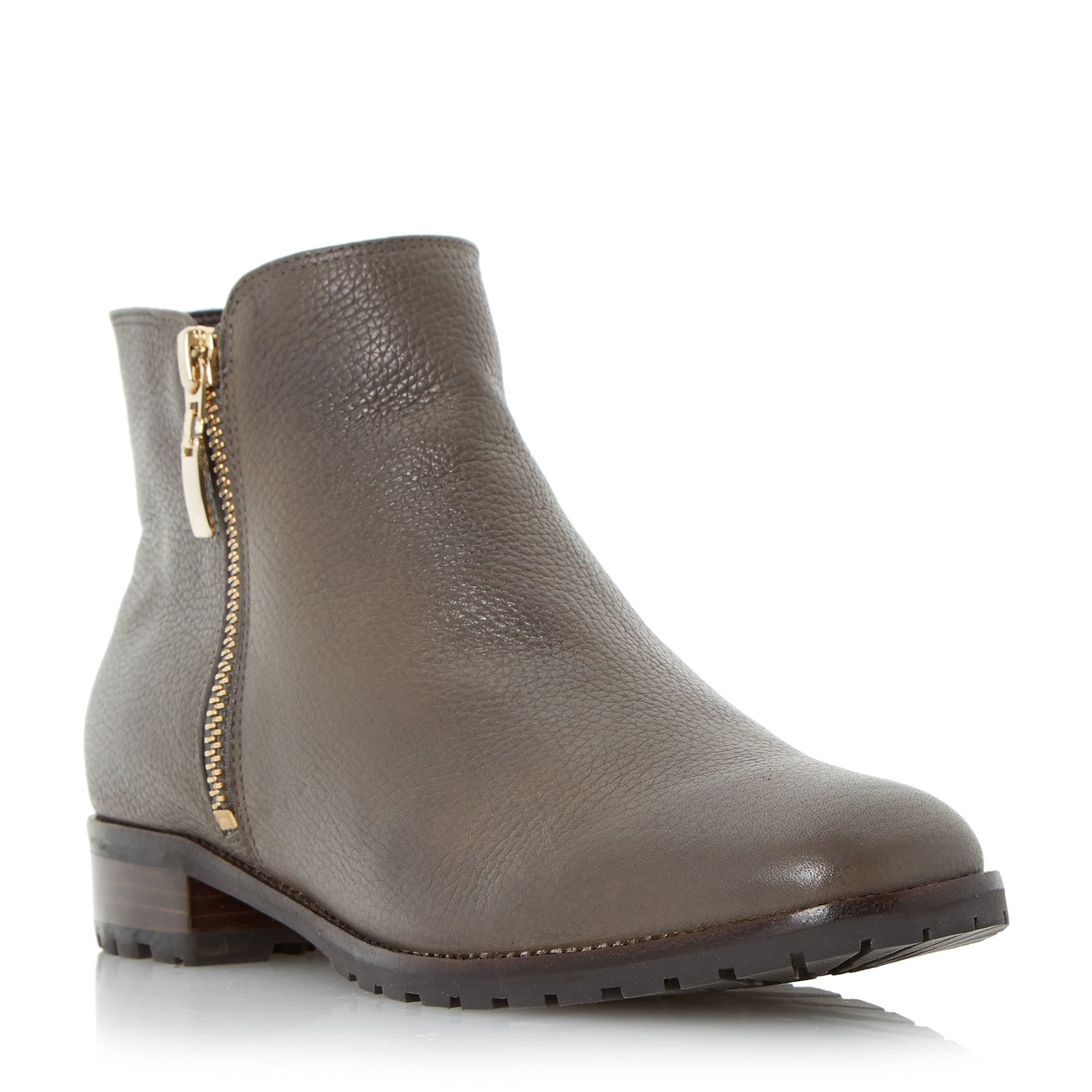 gray ankle shoes