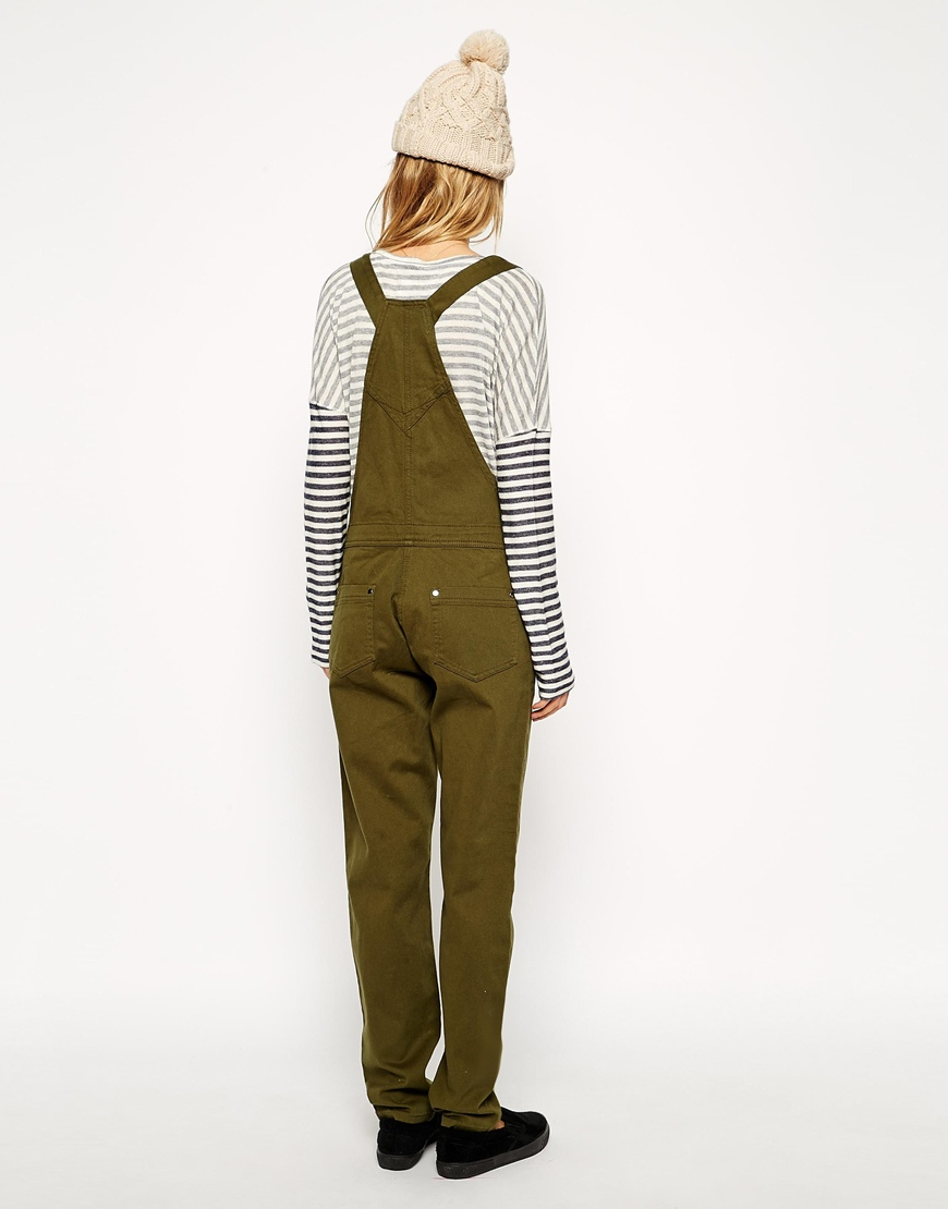 Lyst Asos 90s Style Overalls in Natural